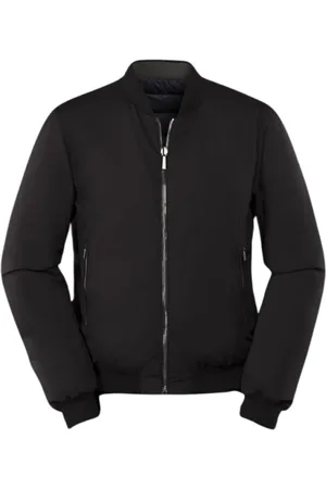MOORER Homme, Vestes, Noir, Taille: M Bomber Acqua Réversible