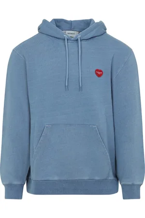 Carhartt Homme, Sweatshirts et sweats à capuche, Bleu, Taille: S Sweat à capuche