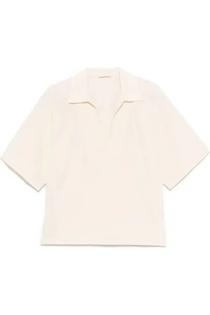 BARENA Femme, Blouses et Chemises, , Taille: 42 FR Haut en Coton Blanc avec Coupe Régulière