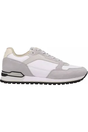 HUGO BOSS Homme, Chaussures, Gris, Taille: 45 EU Blanc Printemps/Été Parkour Chaussures de course