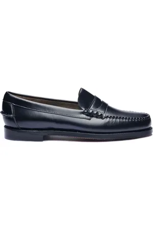 SEBAGO Femme, Chaussures, Noir, Taille: 36 1/2 EU Chaussures Penny Loafer en cuir faites main