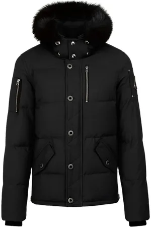 Moose Knuckles Homme, Vestes, Noir, Taille: S Doudoune noire 3Q Style