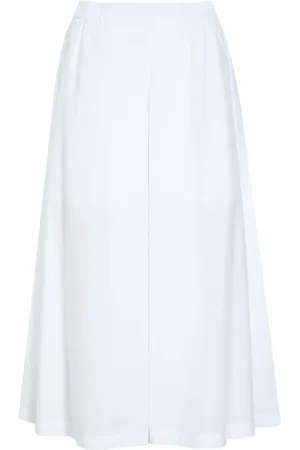 Bitte Kai Rand Femme, Jupes, Blanc, Taille: 44 FR Pantalon Large Blanc en Coton