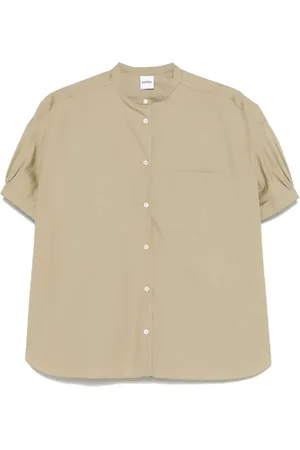 Aspesi Femme, Blouses et Chemises, , Taille: 40 FR Chemise à Col Montant Boutonnée