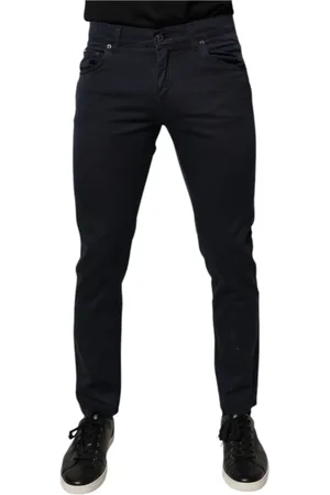Dolce & Gabbana Homme, Jeans, Bleu, Taille: M Jean Denim Skinny Bleu Foncé Gold