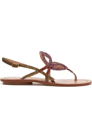 Maliparmi Femme, Chaussures, Rose, Taille: 37 EU Capri Broderie Ombrée Coupée