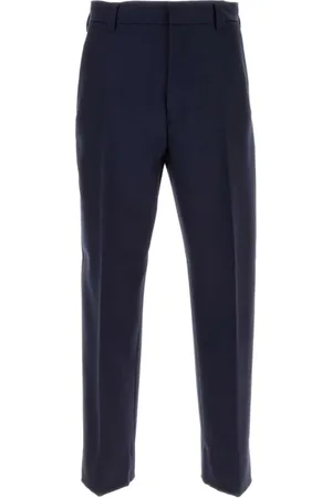 Ermenegildo Zegna Homme, Pantalons, Bleu, Taille: L Pantalon en laine bleu marine