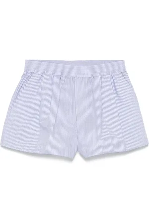 Dsquared2 Femme, Shorts, Bleu, Taille: 32 FR Shorts bleus à taille élastique avec logo