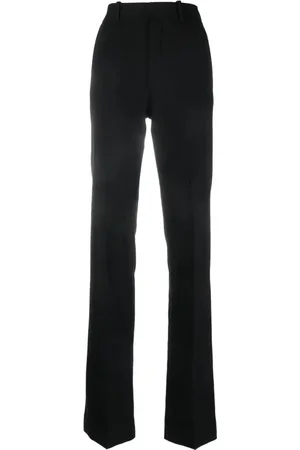 ANN DEMEULEMEESTER Femme, Pantalons, Noir, Taille: 40 FR Pantalon noir taille haute sur mesure