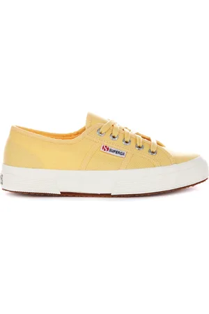Superga Homme, Chaussures, , Taille: 42 1/2 EU Baskets Classiques en Toile Pêche Jaune