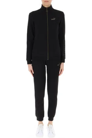 PUMA Femme, Sport, Noir, Taille: 40 FR Combinaison Zip Noire pour Femmes
