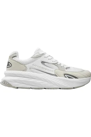 EA7 Homme, Chaussures, Multicolore, Taille: 42 1/2 EU Baskets Blanches Minimalistes