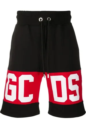GCDS Homme, Shorts, Noir, Taille: XS Shorts en Coton Noir CO
