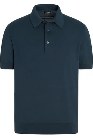 Ermenegildo Zegna Homme, Tops, Bleu, Taille: M Polo Classique