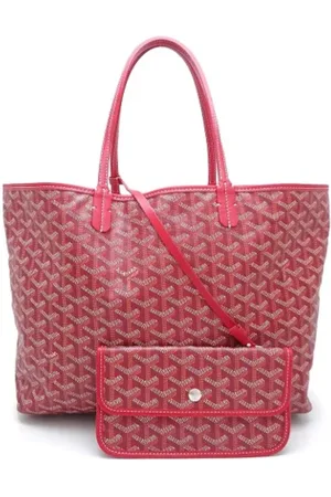 GOYARD Femme, Pre-owned, Rouge, Taille: ONE Size Pre-owned Cuir sacs-main