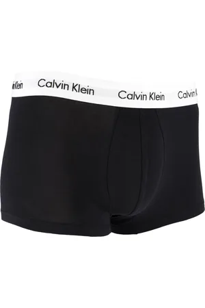 Calvin Klein Homme, Sous-vêtements, Noir, Taille: S Trunks taille basse 3-pack