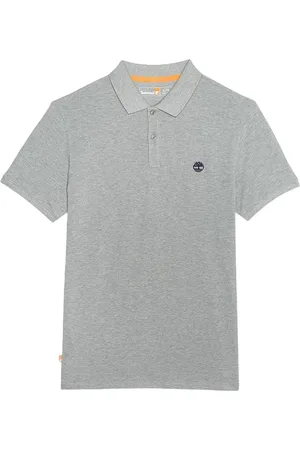 Timberland Homme, Tops, Gris, Taille: S Polo Logo en Coton