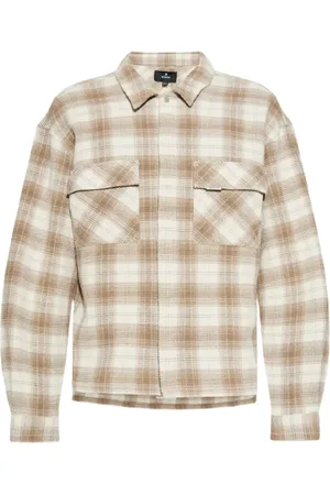 Represent Homme, Chemises, , Taille: L Chemise en Flanelle Gaufre pour Homme
