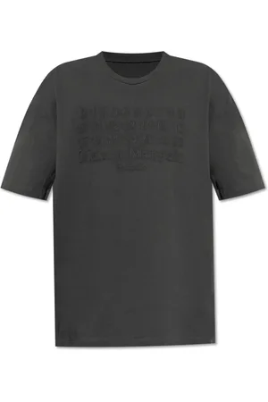 Maison Margiela Homme, Tops, Gris, Taille: S T-shirt avec logo