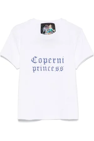 COPERNI Femme, Tops, Blanc, Taille: 38 FR Bianco T-Shirt Style Confort Casual