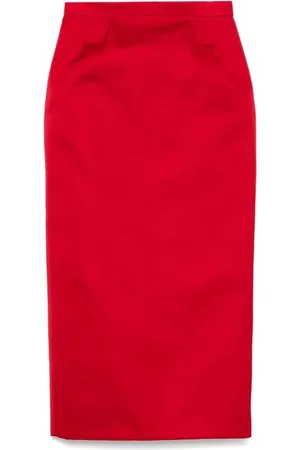 Nº21 Femme, Jupes, Rouge, Taille: 42 FR Jupe en Tissu