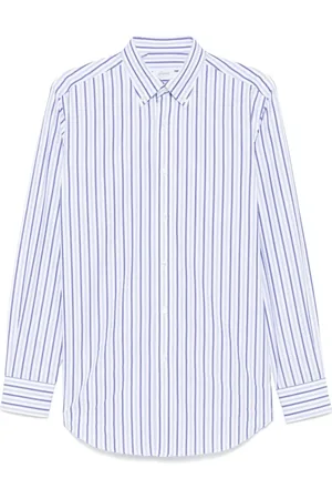 BRIONI Homme, Chemises, Bleu, Taille: L Chemise Rayée Lucio Bleu Marine