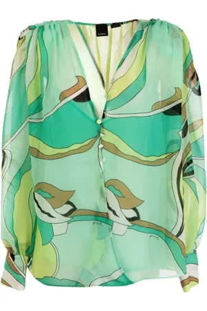 Pinko Femme, Blouses et Chemises, Multicolore, Taille: 40 FR Pull Multicolore à Motifs