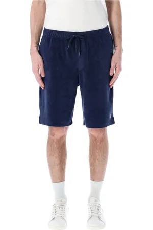 Ralph Lauren Homme, Shorts, Bleu, Taille: M Shorts Bermuda en éponge avec broderie