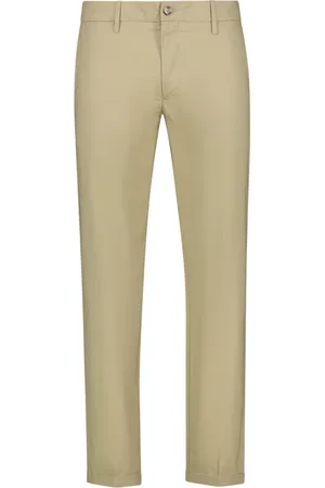 RE-HASH Homme, Pantalons, Gris, Taille: W32 Chinos Homme avec Ourlet Relevé