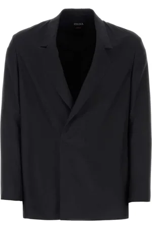 Ermenegildo Zegna Homme, Vestes, Noir, Taille: L Blazer et gilet en soie noire