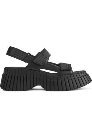 Camper Femme, Chaussures, Noir, Taille: 36 EU Flat Sandales