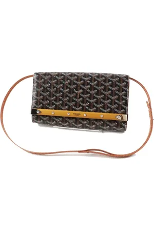 GOYARD Femme, Pre-owned, Noir, Taille: ONE Size Pre-owned Toile sacs-ports-paule