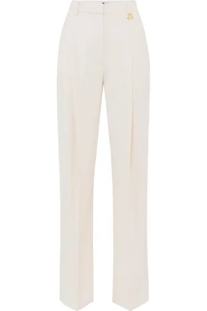 Elisabetta Franchi Femme, Pantalons, , Taille: 36 FR Pantalon large en crêpe légère
