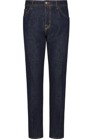 Jacob Cohen Homme, Jeans, Bleu, Taille: W31 Jean Slim Carotte Bleu Coupe Courte