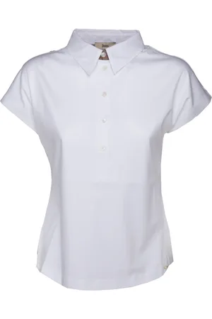 HERNO Femme, Blouses et Chemises, Blanc, Taille: 42 FR Polo