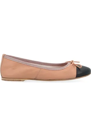 Via Roma Femme, Chaussures, Rose, Taille: 38 EU Ballerines roses en cuir avec