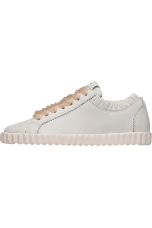 Voile blanche Femme, Chaussures, Blanc, Taille: 40 EU Baskets en cuir Gilly