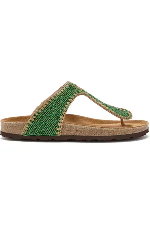 Maliparmi Femme, Chaussures, Vert, Taille: 41 EU Infrabijoux® Perles Raffia