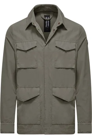 Bomboogie Homme, Vestes, Vert, Taille: L Cotton/Nylon Jacket with Collar