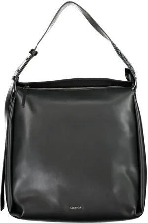 Calvin Klein Femme, Sacs, Noir, Taille: ONE Size Sac à Bandoulière Noir avec Bandoulière Réglable