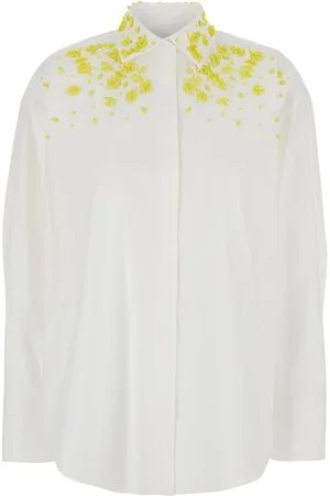 Msgm Femme, Blouses et Chemises, Blanc, Taille: 36 FR Chemise Blanche pour Homme