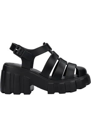 Melissa Femme, Chaussures, Noir, Taille: 38 EU Sandales à Plateforme avec Bride et Boucle