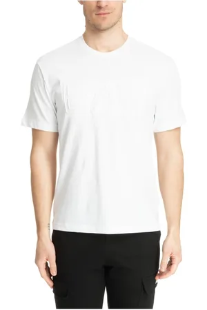 EA7 Homme, Tops, Blanc, Taille: S T-shirt Logo Simple