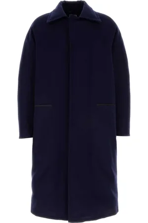 Ermenegildo Zegna Homme, Manteaux, Bleu, Taille: M Manteau en laine bleu marine