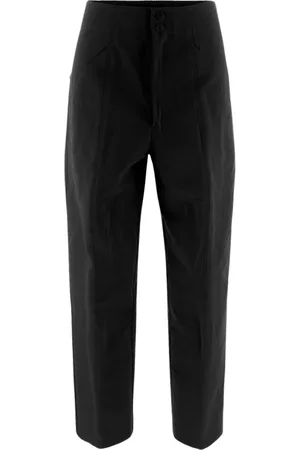 GENTRYPORTOFINO Femme, Pantalons, Noir, Taille: 42 FR Pantalon Femme à Poches Diagonales