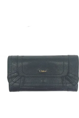 Chloé Femme, Pre-owned, Noir, Taille: ONE Size Pre-owned Cuir petite-maroquinerie