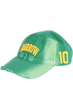 BARROW Homme, Accessoires, Vert, Taille: ONE Size Casquette en coton avec lettres 3D