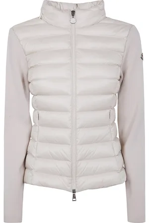 Moncler Femme, Vestes, Blanc, Taille: 38 FR Gilet Tricoté