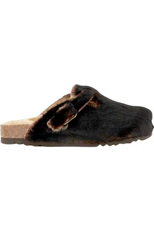 Scholl Femme, Chaussures, Brun, Taille: 39 EU Chaussons marron en fausse fourrure nouveau modèle