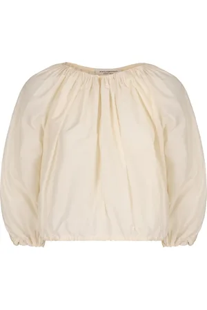 Serafini Femme, Blouses et Chemises, , Taille: 36 FR Blouse à Ourlet à Cordon de Serrage Réglable
